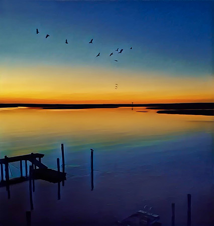 Sunset Fly By