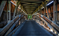 An Inside Look at Hunsecker's Mill Covered Bridge