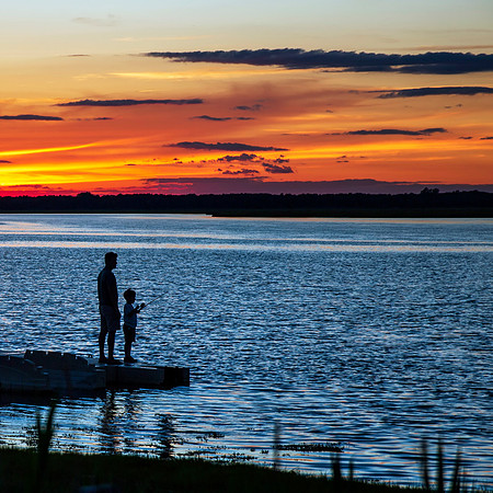 Father Son Fishing