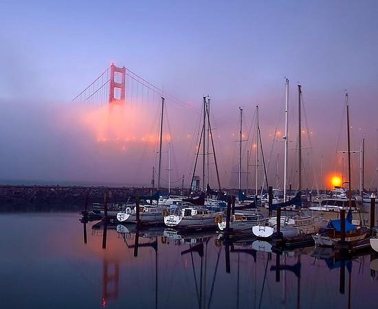 Mysterious Morning Bridge